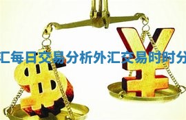 外汇每日交易分析 外汇交易时时分析